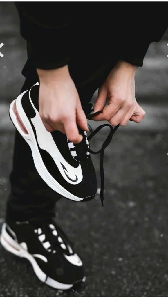 Getting ready to go for a run 