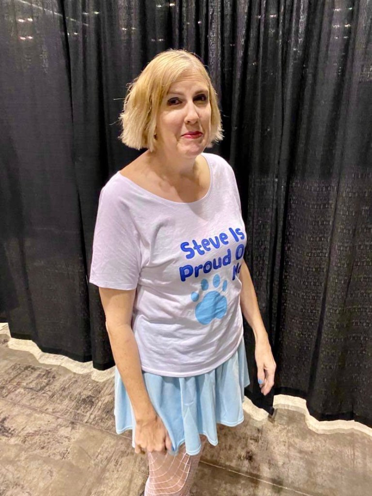 Crying after meeting Steve Burns