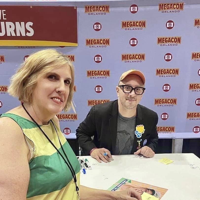 Picture with Steve Burns and me