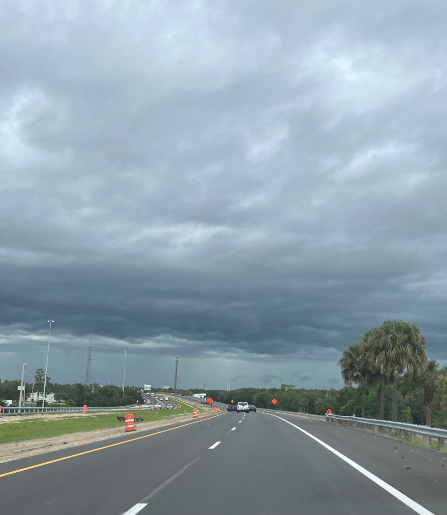 A picture of a dark and stormy sky.