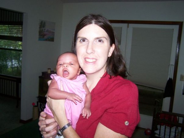 Mom with her infant daughter